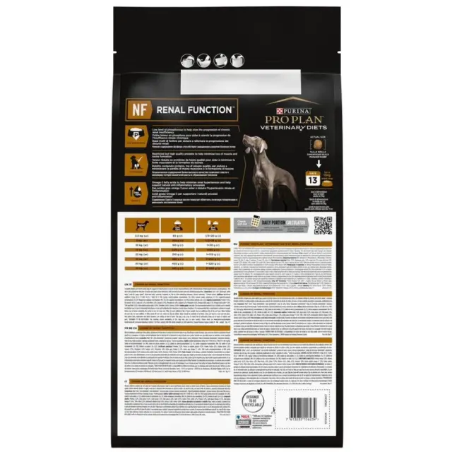 Purina Veterinary Diets NF Renal Function Ξηρά Τροφή Σκύλου για Δίαιτα Νεφρικών Παθήσεων 1.5kg 2