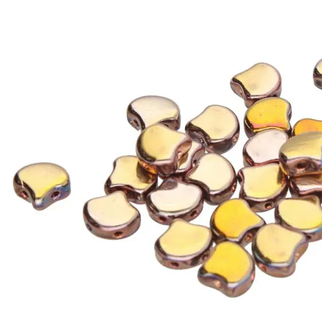 Χάντρα Matubo Ginko 7.5mm - Crystal Full Capri Gold ~10gr