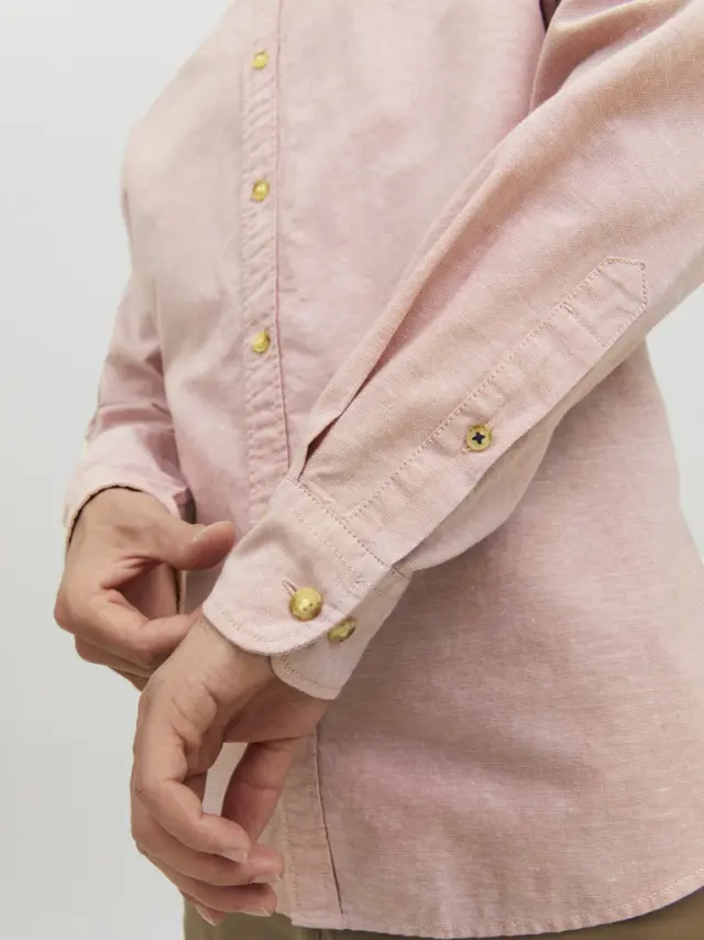 JJESUMMER BAND SHIRT L/S S22 NOOS Deauville Mauve 3