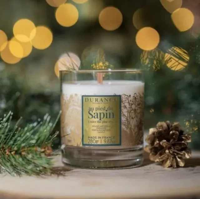 Durance candle Under The Pine-Noel 2024-Αρωματικό Κερί με ξύλινο φυτίλι 280g 2