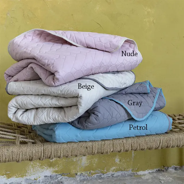 Κουβερλί King Size (240x260) Novo Gray Microfiber Nima 2