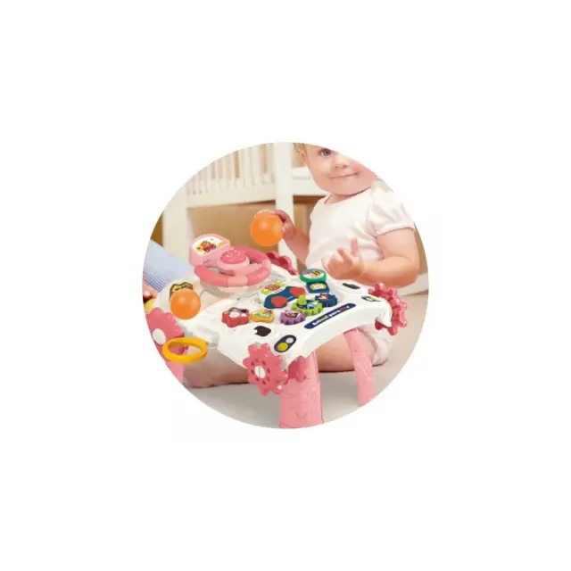Περπατούρα Δραστηριοτήτων Bebe Stars Robbie 3in1 Pink 4243 3