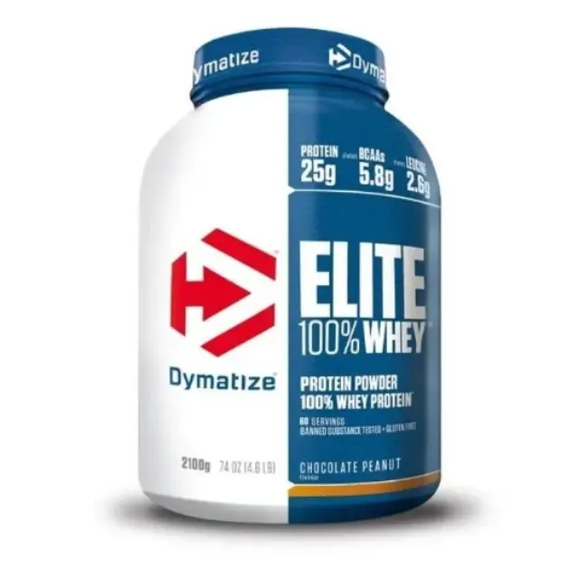 Dymatize Elite 100% Whey Πρωτεΐνη Ορού Γάλακτος Χωρίς Γλουτένη με Γεύση Chocolate Peanut 2.1kg