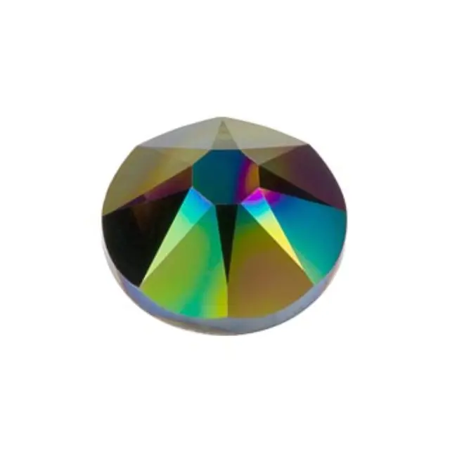 Swarovski 2088 GlueFix XIRIUS Crystal Rainbow Dark SS12 Ø3x1mm ~48τεμ