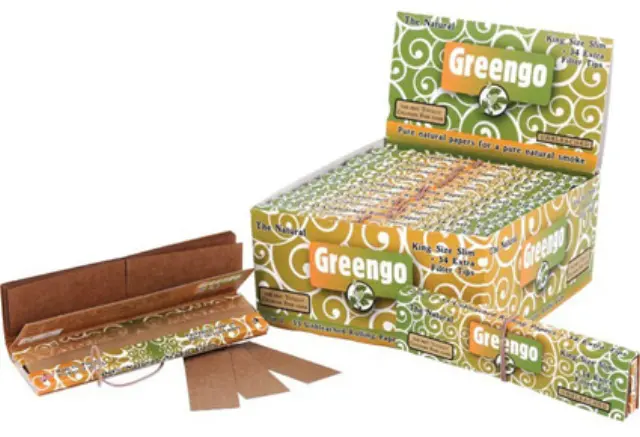 Greengo Χαρτάκια - King Size Slim με Τζιβάνες 24τεμ.