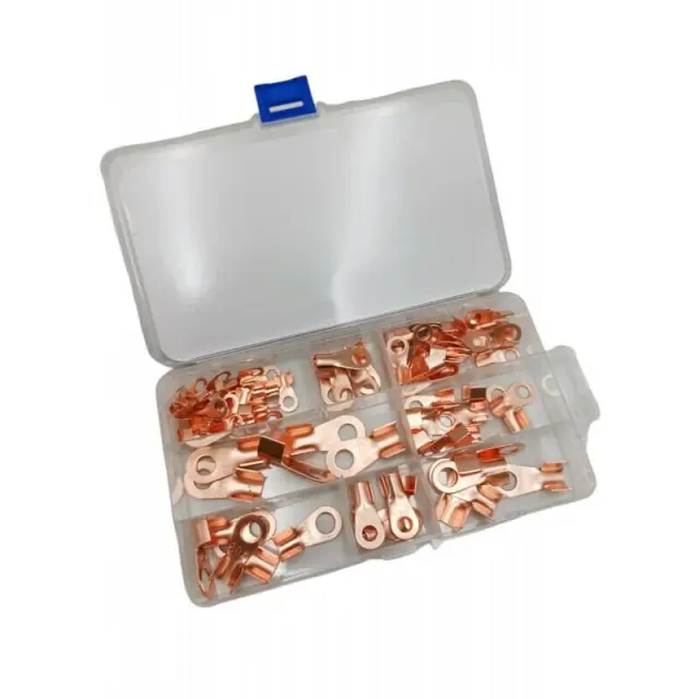 RChang Ακροδέκτες Οπής Χάλκινο 80τμχ W12101 - Copper terminal 80pcs Z696133 3