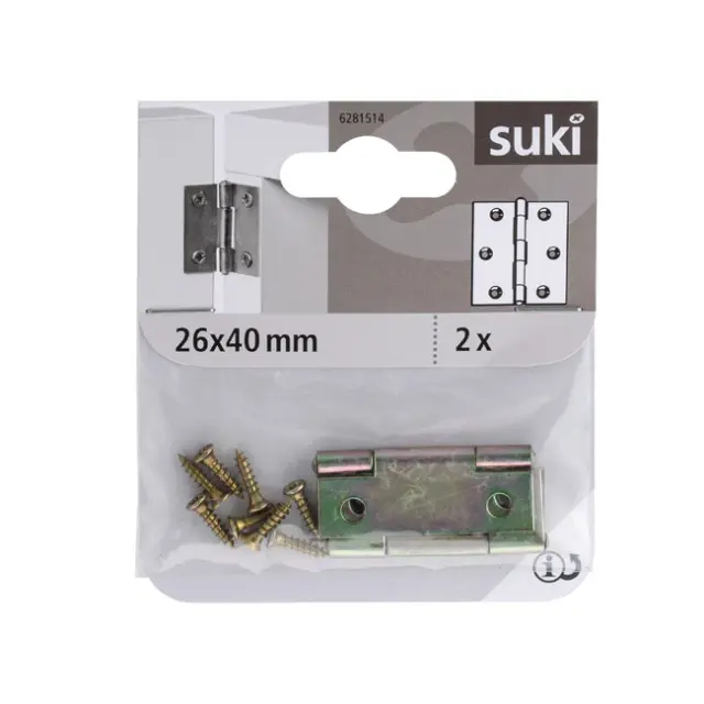 Μεντεσές 32x40mm PASSIVAT SLIM 2