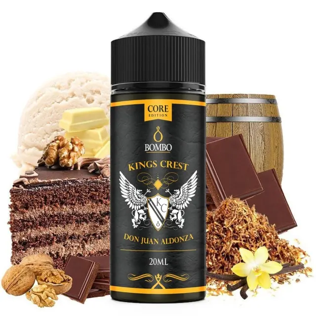 Don Juan Aldonza Core Edition 20ml (120ml) - Kings Crest & Bombo Flavorshots