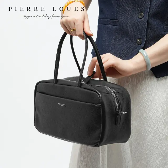 Γυναικεία Τσάντα Χειρός & Ώμου Pierre Loues PL615-29 μαύρο - One Size 2