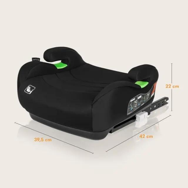 Lionelo Luuk Fix i-Size κάθισμα αυτοκινήτου isofix 22-36kg Black 2