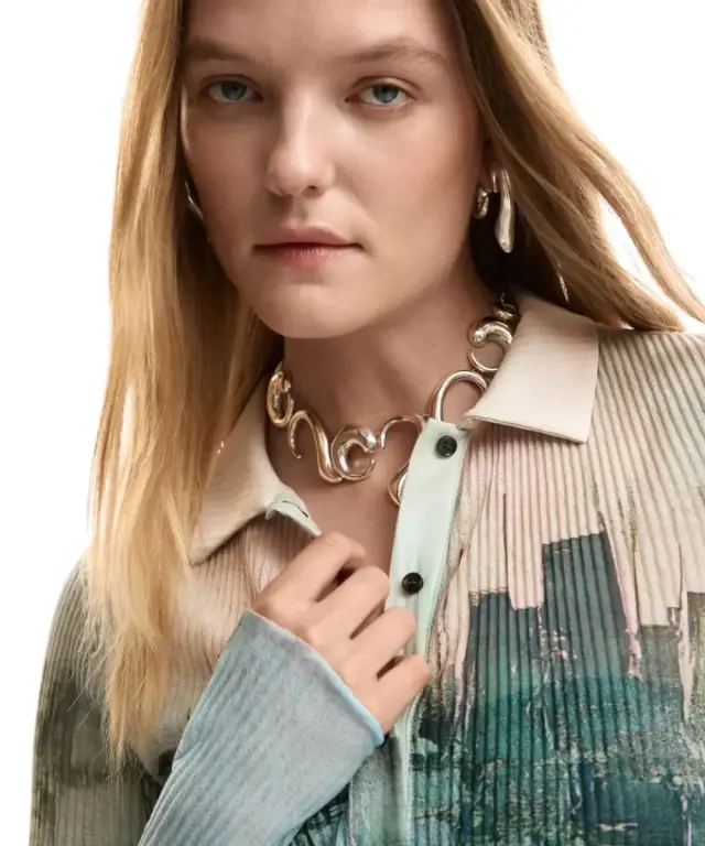Desigual - Γυναικείο Πουκάμισο Roterdam 26SWTK23-2052 Πράσινο - S 3
