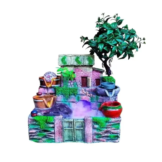 Διακοσμητικό Συντριβάνι Feng Shui - Resin craft bonsai running water ornament 0161043