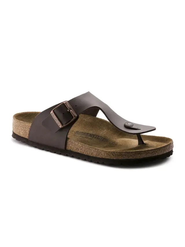 Birkenstock Σαγιονάρες Unisex Birko-Flor(ανθεκτικό υλικό της Birkenstock-επιτρέπει την επαφή με το νερό) Καφέ BIR/RAMSES 044701 DARK BRO 2