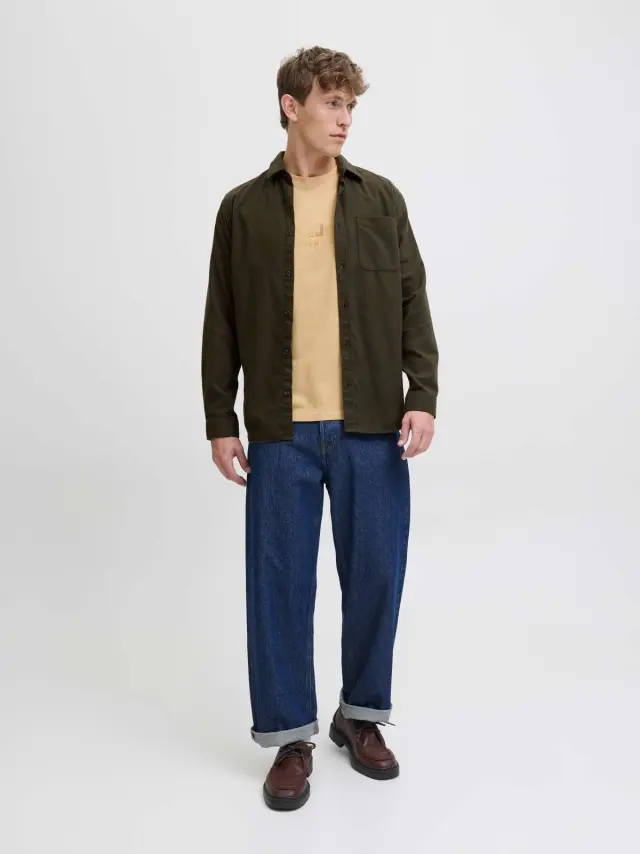 JJJAMES FLANNEL SHIRT LS Rosin 2