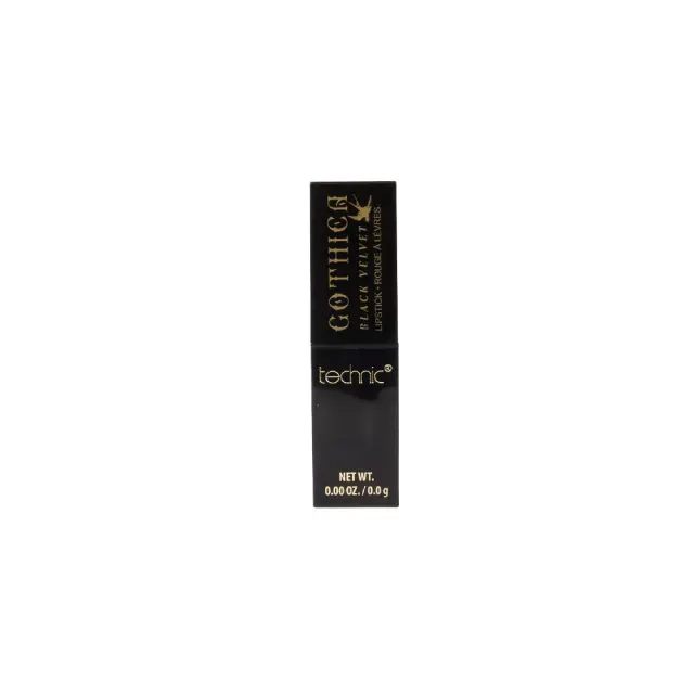 Technic Cosmetics Gothica Black Velvet Matte Lipstick – Μαύρο Ματ Κραγιόν 1τμχ