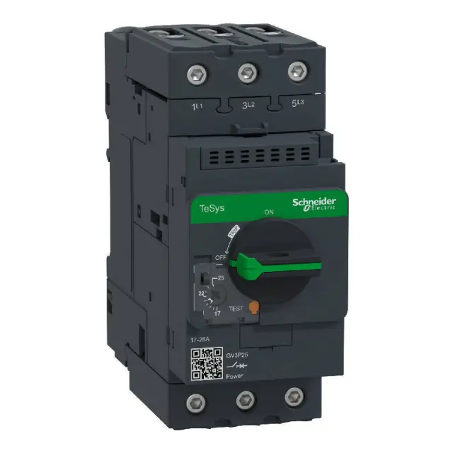 Motor circuit breaker, TeSys Deca, 3P, 17-25 A, thermal magnetic, EverLink terminals