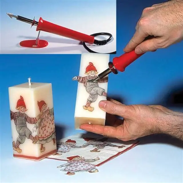 Μηχάνημα Για Decoupage σε Κερί (Κολλητήρι Εγκαυστικής)