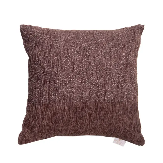 Διακοσμητική Μαξιλαροθήκη 42Χ42 Viopros 2213 Καφέ 100% Chenille
