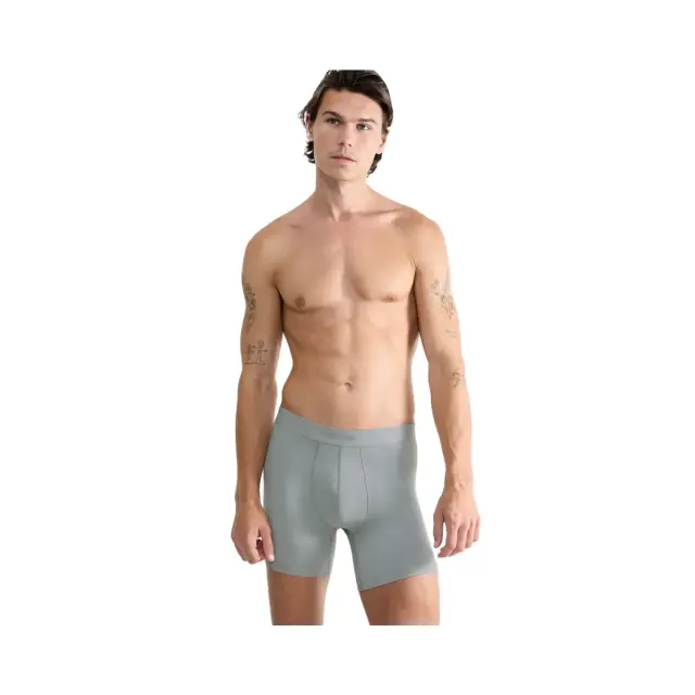 Sloggi Ανδρικό Boxer Ever Ease Short - Διπλό Πακέτο, Χρώμα Silver Grey 2