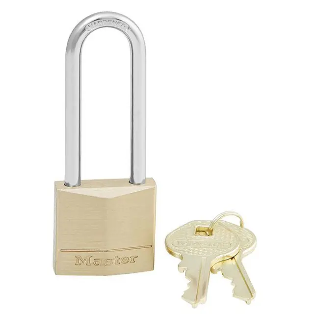 Master Lock 130EURDLJ - Λουκέτο συμπαγές μπρούτζινο 30mm μακρύλαιμο 64mm