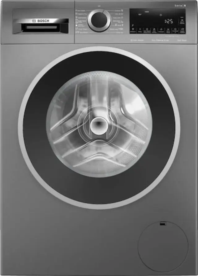 Bosch Πλυντήριο Ρούχων 9kg με Τεχνολογία Ατμού 1400 Στροφών Iron Assist Inox WGG244ZREU