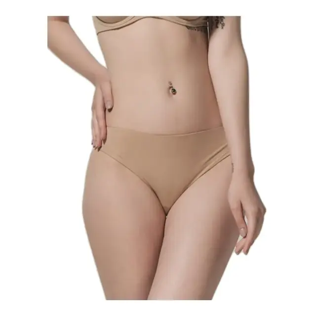 Luna Γυναικείο Slip Laser Cut Secret Sense, Χρώμα Μπεζ