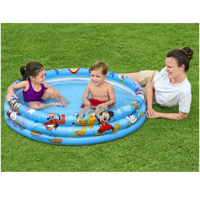 Πισίνα Globo Bestway Mickey Mouse Παιδική Πισίνα Φουσκωτή 122x122x25εκ. 2