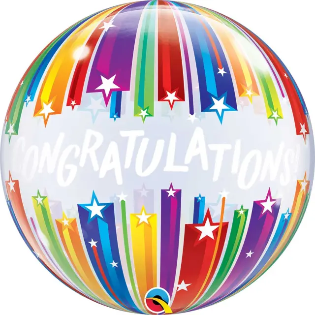 Bubble Μόνο 22 Congratulations Shooting Stars / 56 εκ