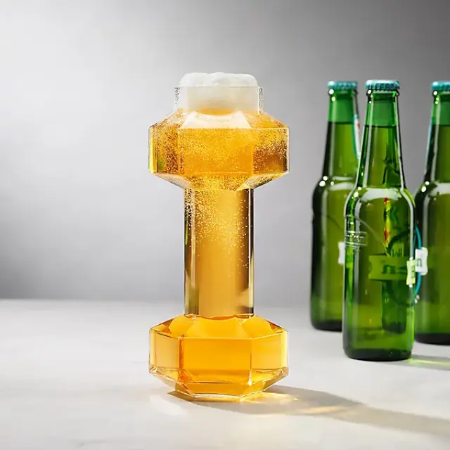 The Source® Dumbbell Beer Glass Ποτήρι Μπύρας Βαράκι 2