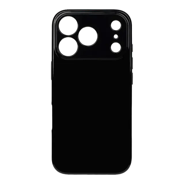OBAL:ME Glossy Cover for Apple iPhone 17 Pro Black 2