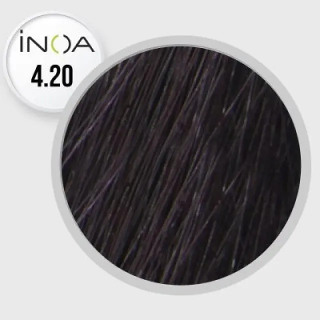 Loreal Inoa Βαφή 4,20 Καστανό Ιριζέ Έντονο 60ml 2