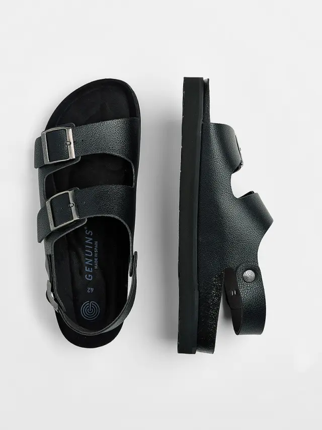 Genuins Πέδιλα Ανδρικό Άλλα Υλικά Μαύρο GEN/CONGO ALPACA G106234 BLACK 3