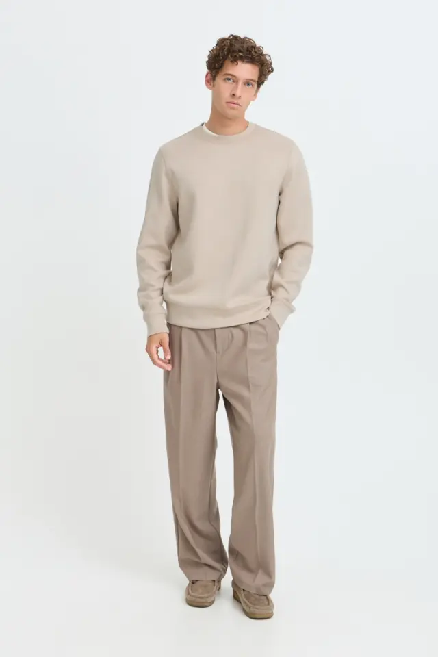 Casual Friday Aνδρικό SEBASTIAN Φούτερ – Beige - XXL 3