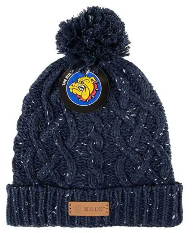 The Bulldog Amsterdam Σκούφος - Winter Beanie Dark Blue - One size