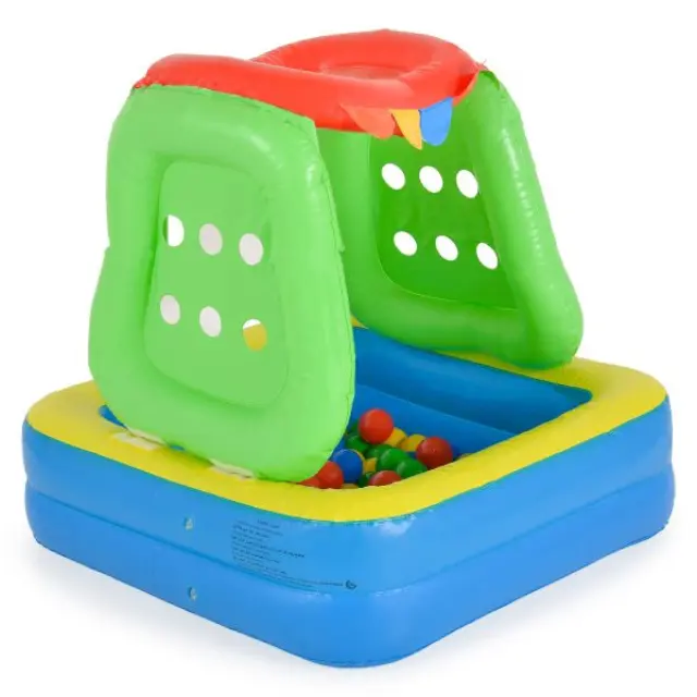 Moni Toys Φουσκωτή Μπαλοπισίνα Με 100 Πολύχρωμες Μπάλες 3801005603077