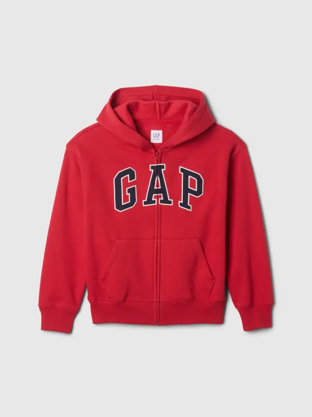 Παιδκή Gap Logo Φούτερ Ζακέτα MODERN RED
