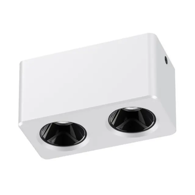 ΔΙΠΛΟ ΣΠΟΤ 2*7W ΑΛΟΥΜΙΝΙΟΥ 3CCT 75x150x79 Άσπρο
