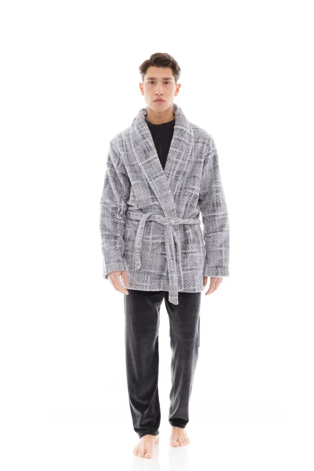 W-M641 - Type - ROBE JAQUARD GREY