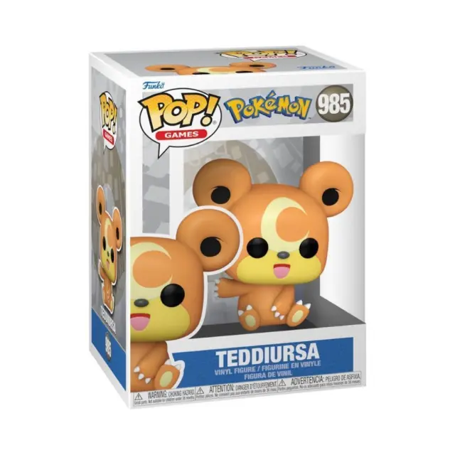 Funko Pop! Games: Pokemon - Teddiursa #985 (FNK09361)