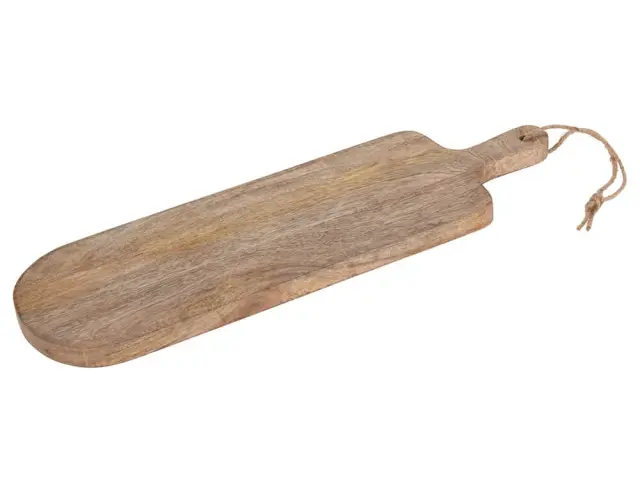 Ξύλινος Δίσκος Kοπής με λαβή Ξύλο Mango, 49x15x2.2cm A53710220 2