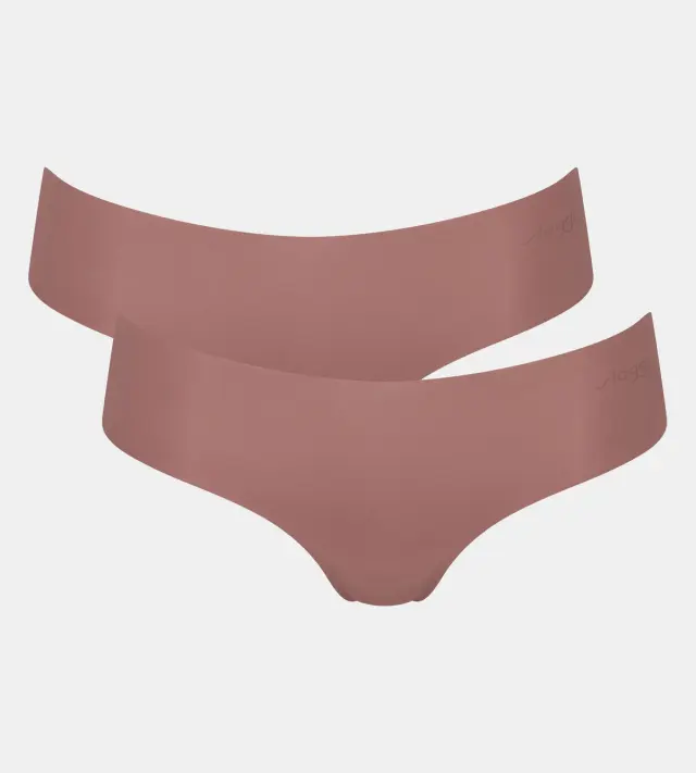 Sloggi Σλιπ Zero Microfibre 2.0 Hipster Κακάο 2-Pack
