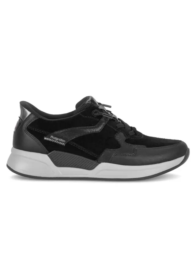 Gabor Sneakers Γυναικείο Δέρμα/Δέρμα Suede/Άλλα Υλικά Μαύρο GAB/010402 001-BLACK - 39 3