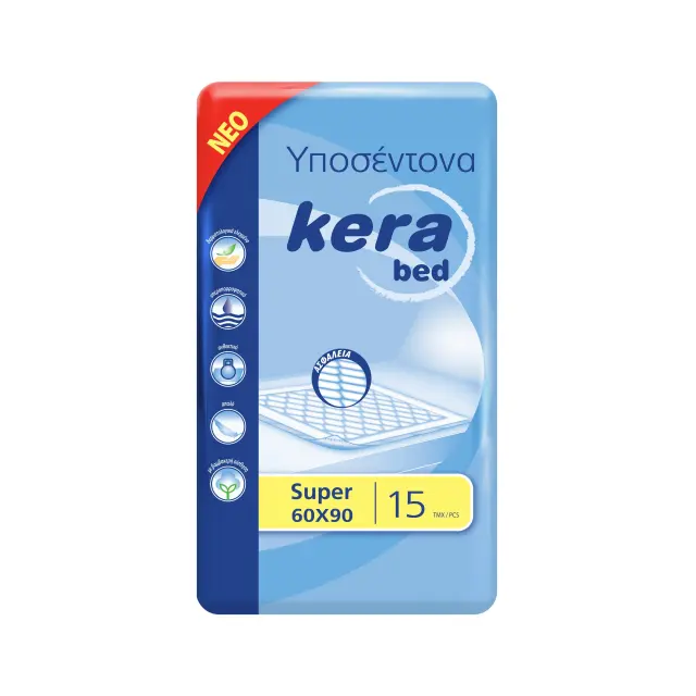 Κera bed Super 15 τεμαχίων υποσέντονα 60x90 (EAN 5207157000265)