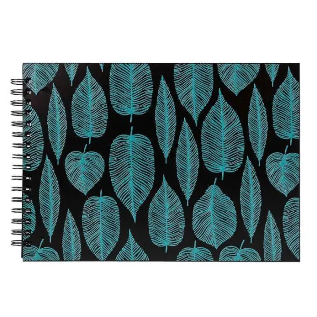 Άλμπουμ Panodia TRENDY MEMORY spiral 34X23cm με 60 μαύρες σελίδες (LEAVES) (276194)