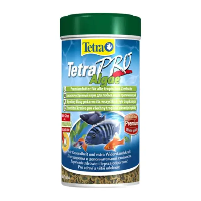 Tetra Pro Algae Τροφή για Τροπικά Ψάρια σε Νιφάδες με Σπιρουλίνα 100ml
