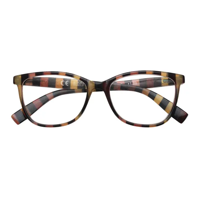 Zippo Reading Glasses Γυαλιά Πρεσβυωπίας Ριγέ σε Γήινες Αποχρώσεις +3.00 31Z-B28-NST, 1τμχ