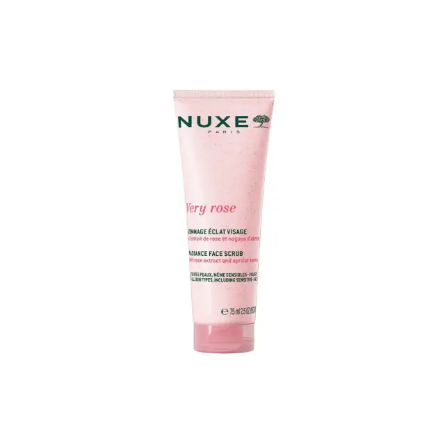 Nuxe Very Rose Radiance Face Scrub, Απολεπιστικό Προσώπου για Λάμψη 75ml