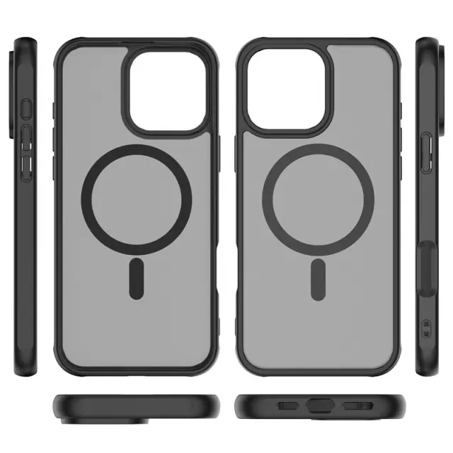 Mobile Origin Hybrid MagSafe Case, matte black - iPhone 16 Pro Max 3