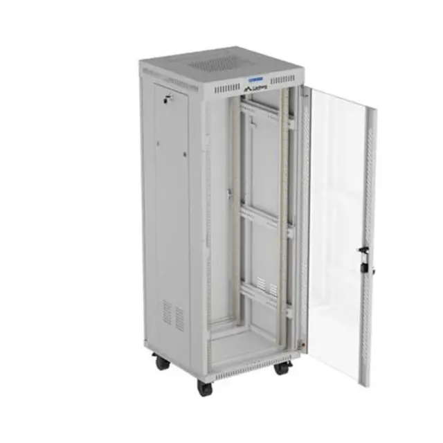 Lanberg Καμπίνα Rack 19" 32U 600X600 Gray LCD V2 (FF01-6632-12SL)