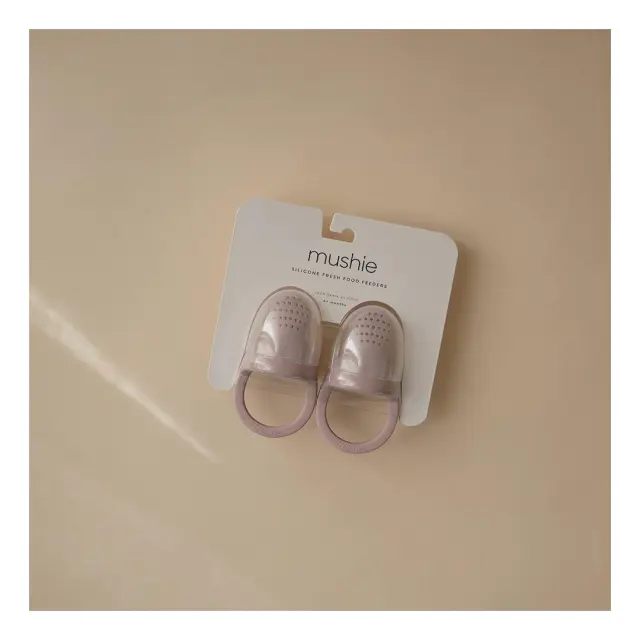 Σετ 2 Τροφοδότες Φαγητού Σιλικόνης Soft Lilac - Mushie 3
